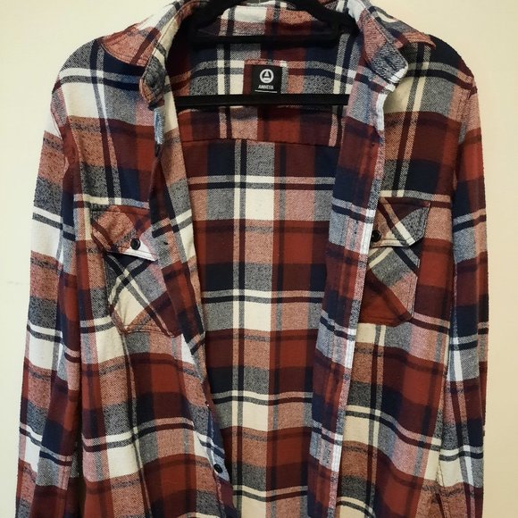 Plaid Long Sleeve Shirt - Picture 1 of 3
